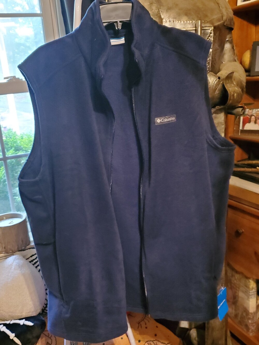 Columbia Men's Navy Blue Fleece Vest